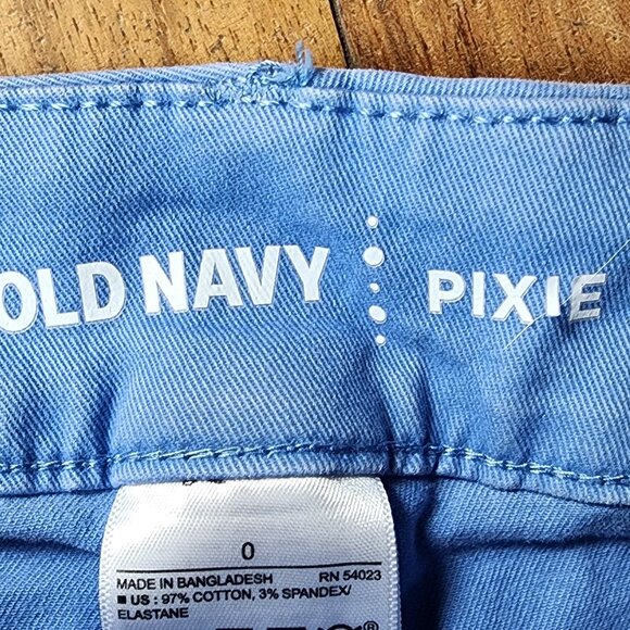 Old Navy Blue Pixie Short Shorts Size 0 - Picture 7 of 12